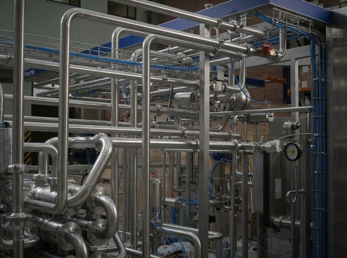 equipos para la industria de alimentos o químicos